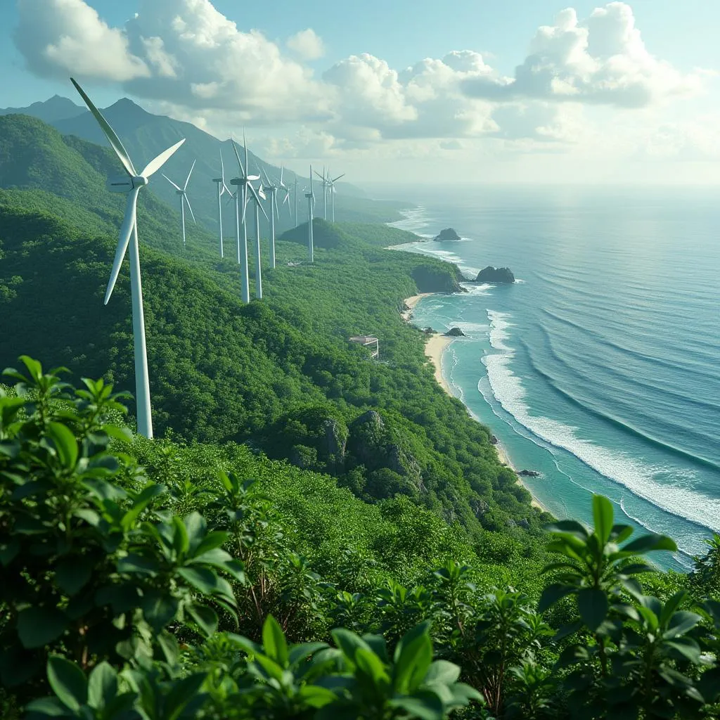 Sustainable business practices in an Oceanic setting
